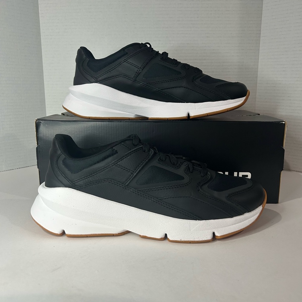 UA Forge 96 Leather Reissue, Size 10/11 and Color Black/White (3027719-004). - Picture 3 of 9